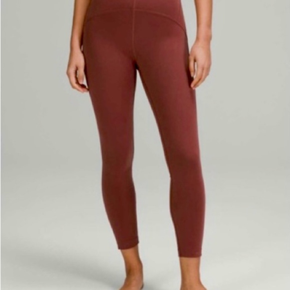 Lululemon InStill High-Rise Tight 25” in Smokey Red